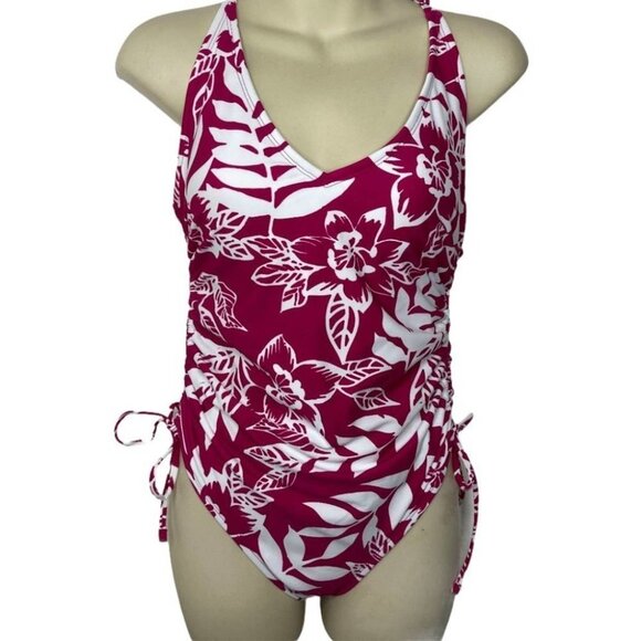 Kona Sol Side-Cinch Tropical Modern One Piece Small - Picture 5 of 9
